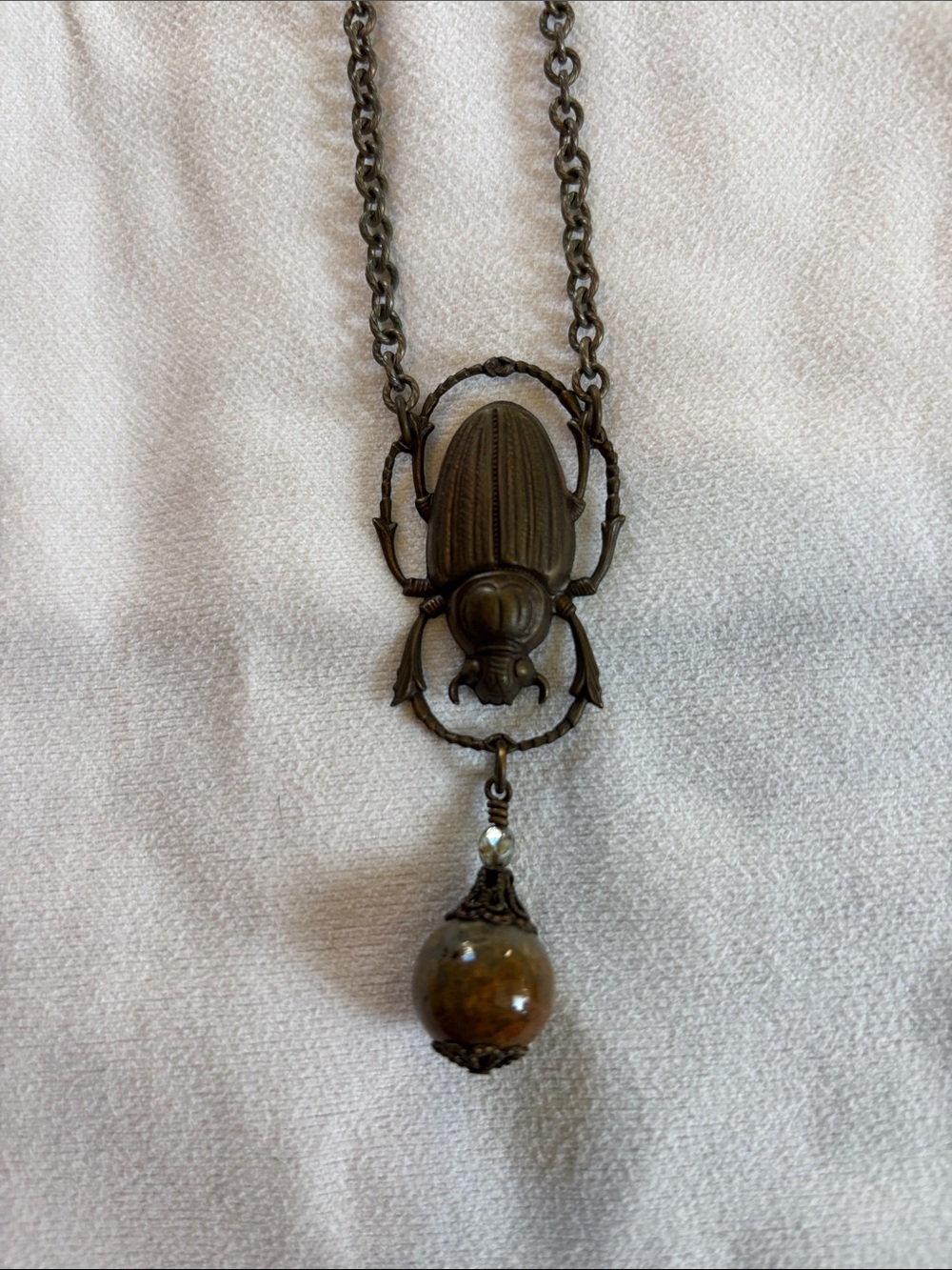 Scarab necklace